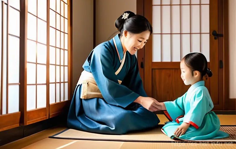 일제강점기 독립운동 - **Prompt 1: Echoes of Resistance - Preserving Culture**
    "A heartwarming, softly lit scene inside...