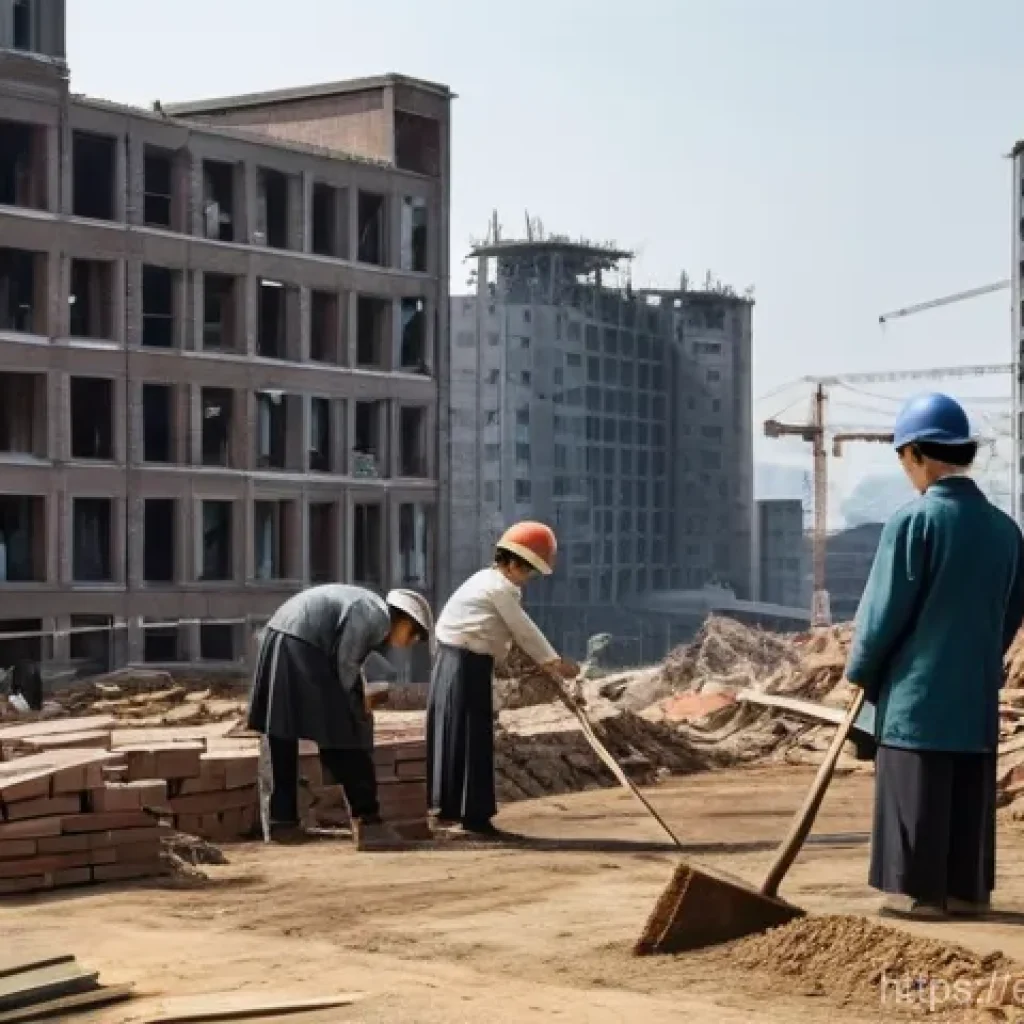 대한민국 현대사 - **Prompt 1: From Ashes to Economic Ascent**
A powerful, cinematic photograph capturing the spiri...