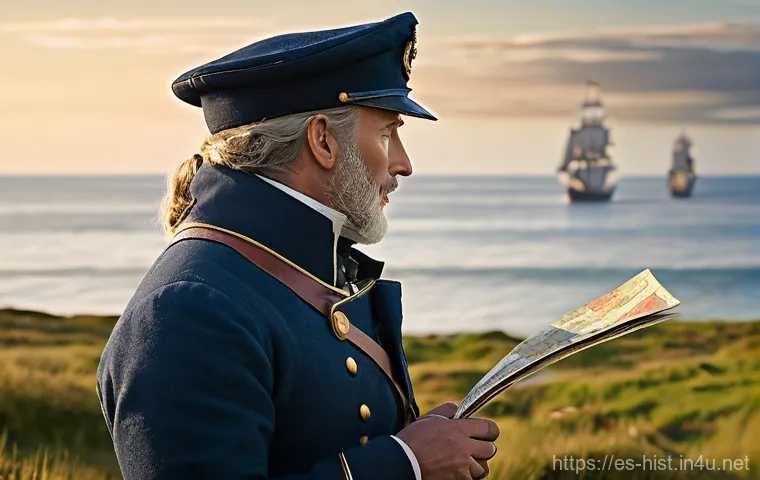 대영제국의 식민지 정책 - **Prompt 1: The Grand Design of Exploration and Claim**
    "A majestic 19th-century British explore...